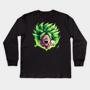 broly Kids Long Sleeve T-Shirt